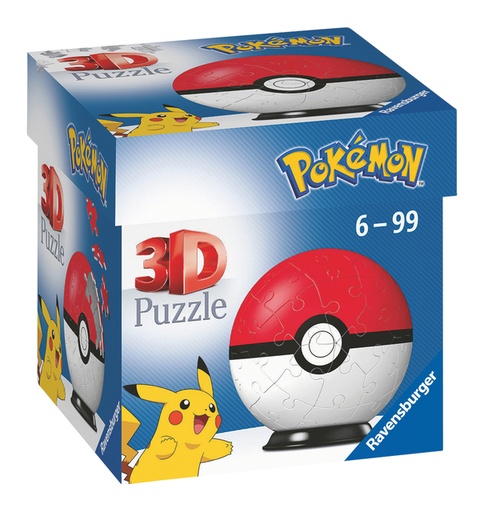 [1407078] 3D puzzel Ravensburger Pokemon Pokeball 54st
