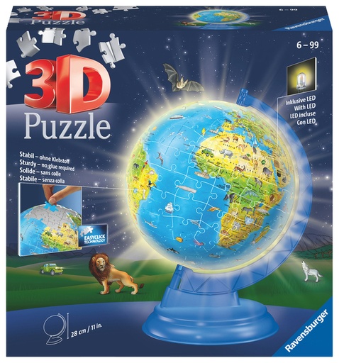 [1407090] 3D puzzel Ravensburger Globe Night Edition XXL