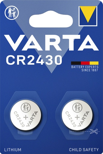[413865] Batterij VARTA knoopcel 2x CR2430 lithium