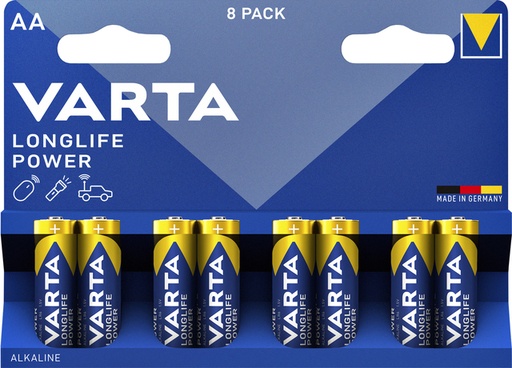 [413869] Batterij Varta Longlife Power 8xAA