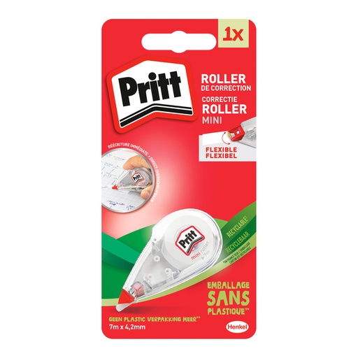 [416542] Correctieroller Pritt Mini Flex 4.2mmx7m op blister