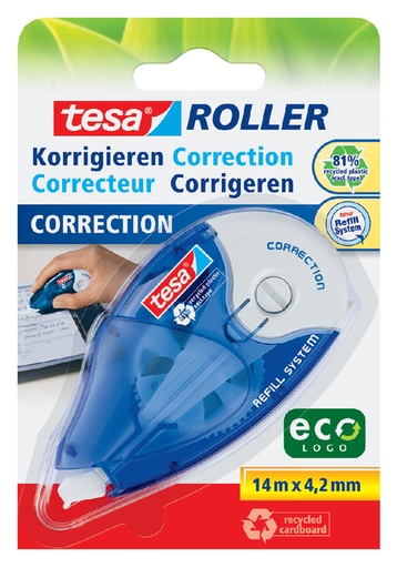 [416548] Correctieroller tesa® ecoLogo® 4,2mmx14m navulbaar op blister