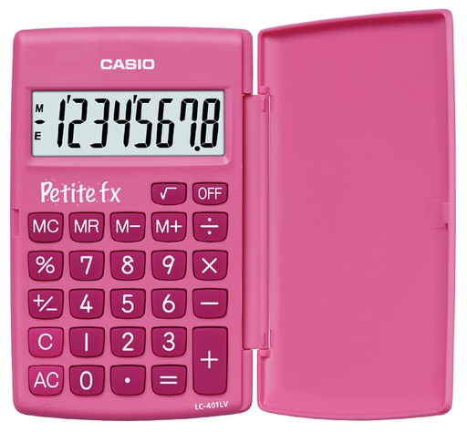 [420872] Rekenmachine Casio basisschool roze