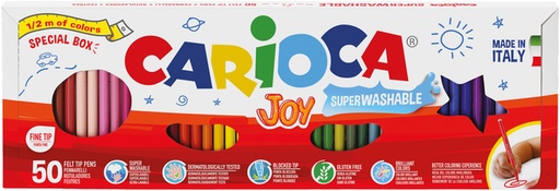 [1430236] Viltstift Carioca Joy set a 50 kleuren