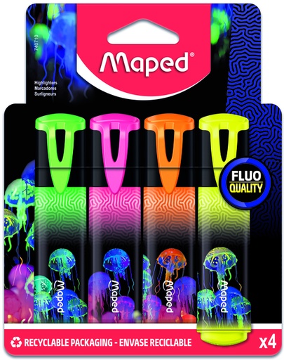 [1430650] Markeerstift Maped Deepsea Paradise set 4 kleuren