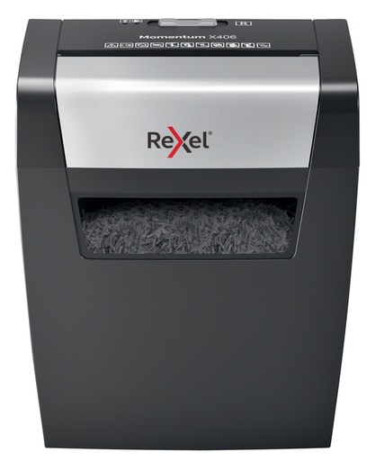 [470749] Papiervernietiger Rexel Momentum X406 snippers 4x28mm