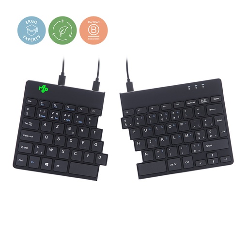 [484218] Toetsenbord R-Go Ergonomisch Split Break AZERTY