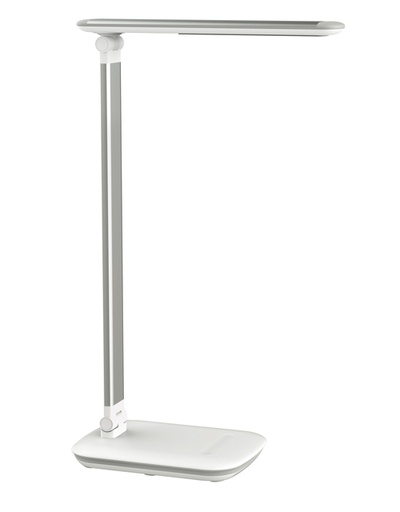 [495412] Bureaulamp MAUL Jazzy LED voet dimbaar + usbpoort wit