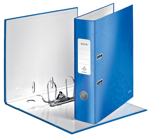 [502462] Ordner Leitz Wow 180° gelamineerd 80mm A4 blauw