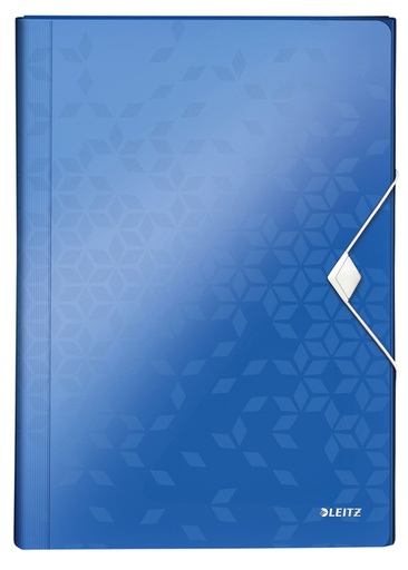[502918] Projectmap Leitz WOW voor A4 6 vaks PP blauw