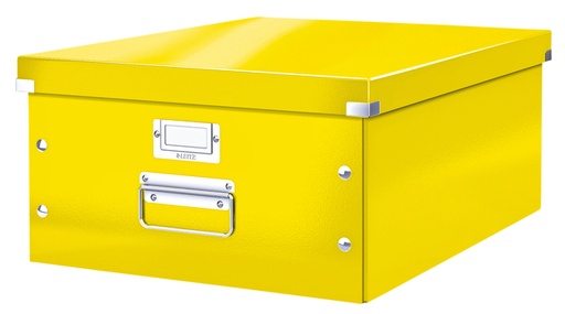 [503054] Opbergdoos Leitz Click & Store WOW groot 369x200x482mm geel