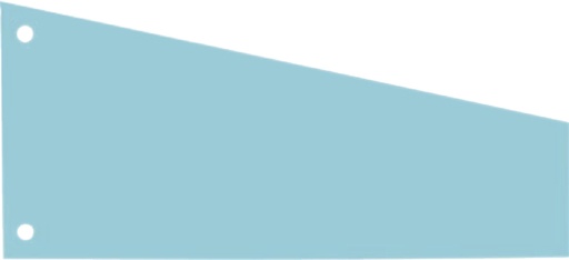 [504325] Scheidingsstrook Oxford trapezium 240x105/55mm 190gr blauw 100 stuks