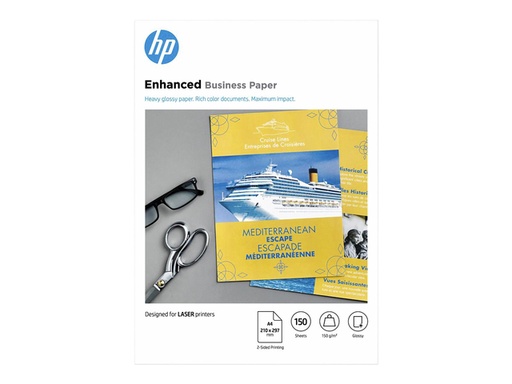 [129121] Fotopapier laser HP CG965A 150gr A4 glans wit 150 vel