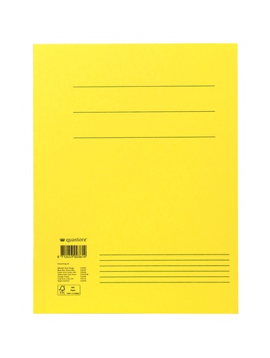 [510105] Dossiermap Quantore A4 300gr geel