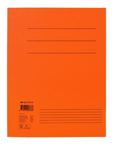 [510106] Dossiermap Quantore A4 300gr oranje