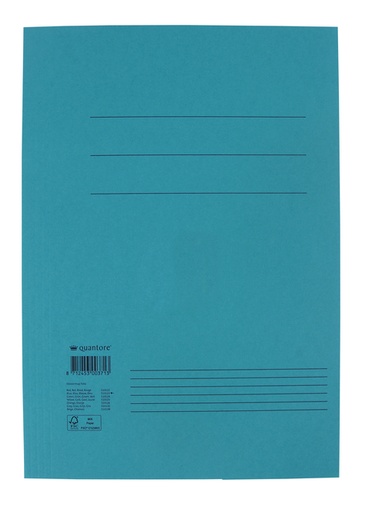 [510123] Dossiermap Quantore folio 300gr blauw