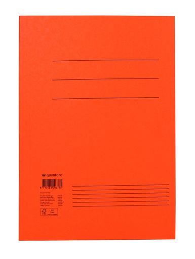 [510126] Dossiermap Quantore folio 300gr oranje