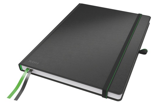 [510232] Notitieboek Leitz Complete A4 lijn 160 pagina's 100gr zwart
