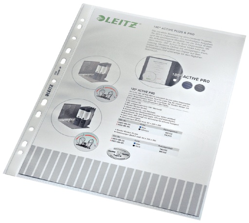 [510536] Showtas Leitz Premium 0.10mm PP A4 transparant 100 stuks
