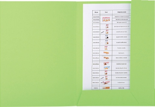 [510874] Dossiermap Exacompta Forever A4 2 kleppen 290gr groen