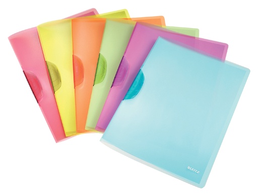 [511222] Klemmap Leitz Colorclip A4 PP assorti