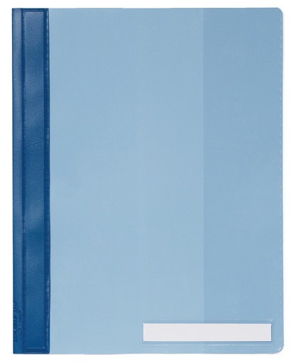 [512263] Snelhechter Durable A4 PVC extra breed blauw