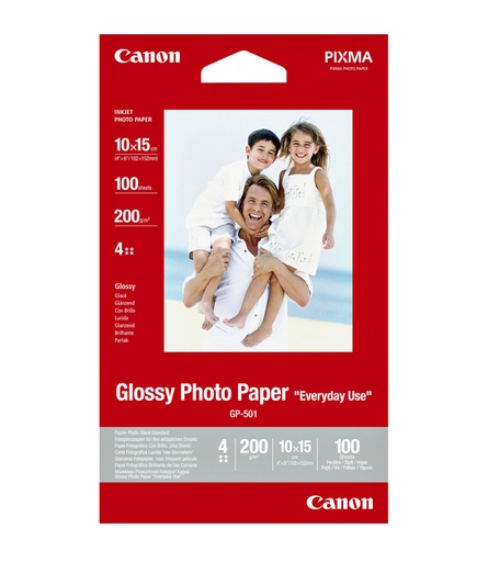 [129405] Inkjetpapier Canon GP-501 10x15cm 200gr glans 100 vel