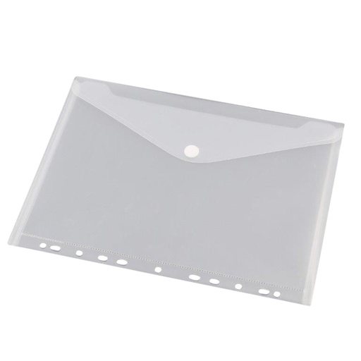 [512447] Enveloptas Europel A4 240x310mm 11-gaats PP transparant wit