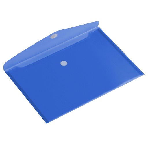 [512574] Enveloptas Europel A4 335x240mm dwars PP transparant blauw