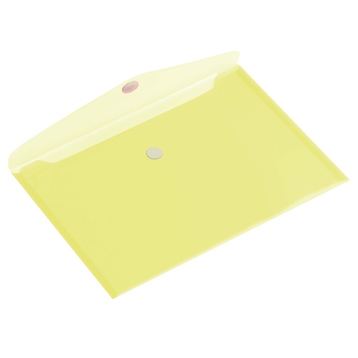 [512577] Enveloptas Europel A4 335x240mm dwars PP transparant geel