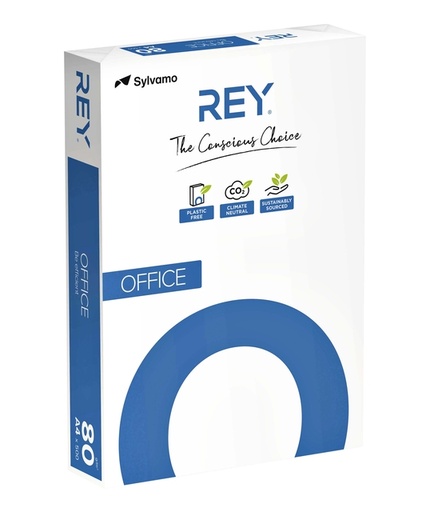 [129421] Kopieerpapier Rey Office A4 80gr wit 500 vel