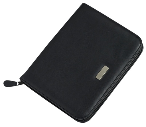 [513040] Schrijfmap Rillstab Excellent deluxe A5 lederlook zwart