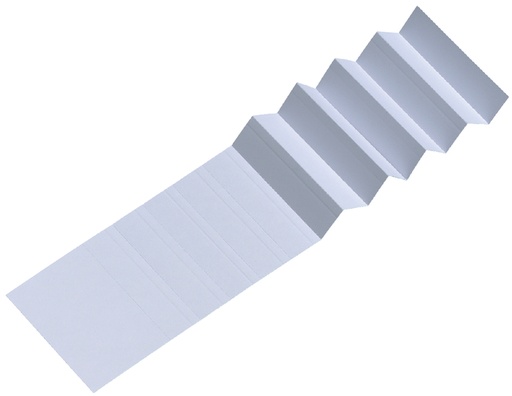 [520280] Ruiterstrook voor Esselte Classic 50mm wit 10 stuks