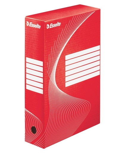 [531017] Archiefdoos Esselte Boxycolor  80mm 352x250mm rood