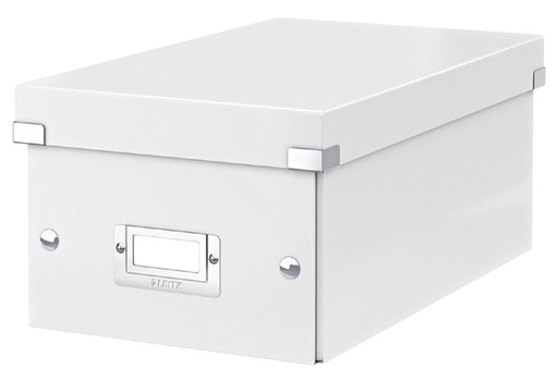 [531097] DVD-opbergdoos Leitz Click & Store WOW  gerecycled karton 206x147x352mm wit