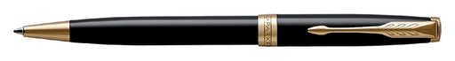 [600224] Balpen Parker Sonnet black lacquer GT medium