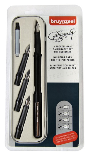 [600609] Kalligrafieset Bruynzeel Expression Basic set à 8 delen