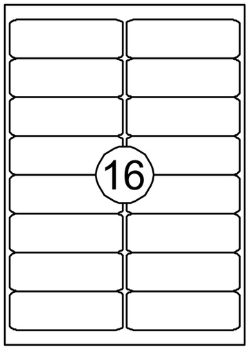 [129954] Etiket Quantore 99.1x33.8mm 1600 stuks