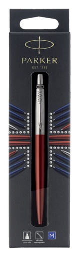 [600809] Balpen Parker Jotter Kensington red CT medium blister à 1 stuk