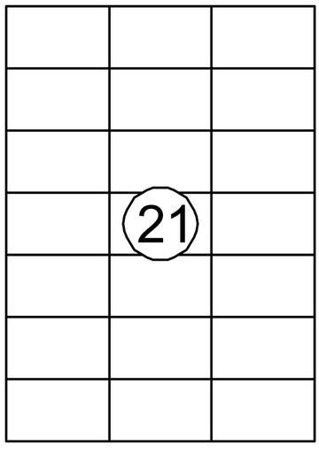 [129986] Etiket Quantore 70X42.4mm 315 stuks